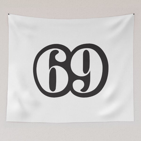 Item preview, Funny Motorcycle Or Biker Helmet Design - 69 Sticker designed and sold by GenmarHerderson.