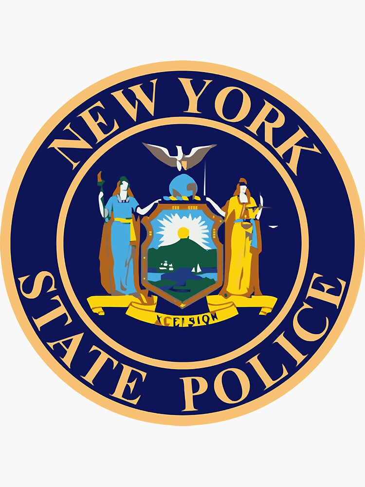 "New York State Police" Sticker for Sale by GenmarHerderson Redbubble