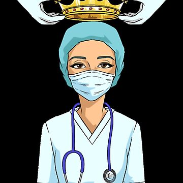 nurse nurse crown queen nurse' Sticker