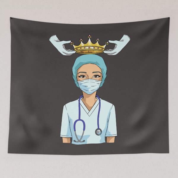Item preview, nurse nurse crown queen nurse designed and sold by GenmarHerderson.