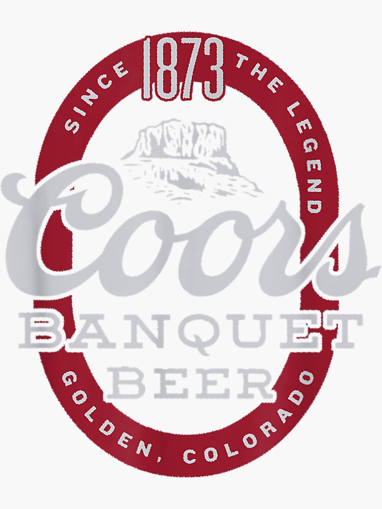 "Coors Golden Rodeo Origin Coors Golden Colorado Banquet Beer Label