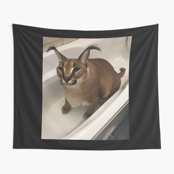 Zabloing Floppa Meme Wall Tapestry Big Floppa Tapestry -  Israel