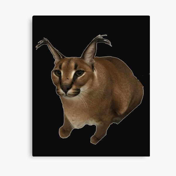 Hip Hop Tendência Grande Floppa Meme Caracal Gato Imprimir