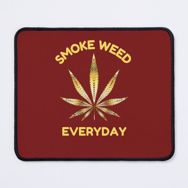 Item preview, Smoke Weed Everyday, Cannabis, Marijuana, Weed, 420, Leaf, Gold designed and sold by BestDesignbySof.
