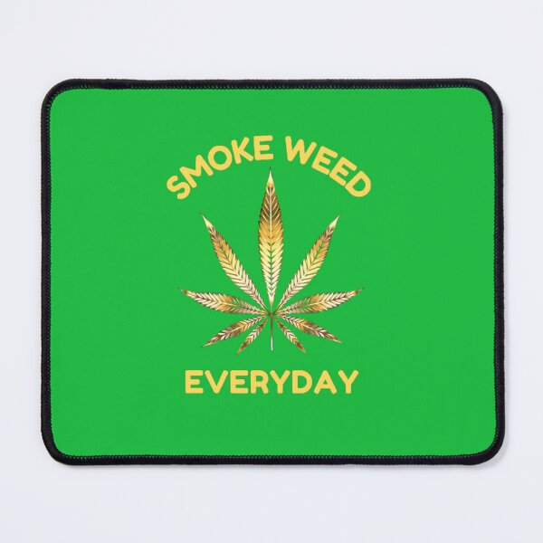 Item preview, Smoke Weed Everyday, Cannabis, Marijuana, Weed, 420, Leaf, Gold designed and sold by BestDesignbySof.