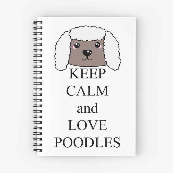Item preview, Keep calm and love poodles designed and sold by rainbowcho.