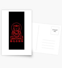 Bliss (Black/Red) Postcards