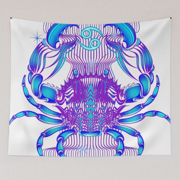 Item preview, Vector Cancer material, fashion blue twelve constellations of Cancer, designed and sold by zenger2021.