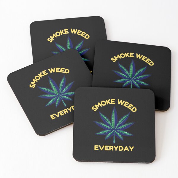 Item preview, Smoke Weed Everyday, Cannabis, Marijuana, Weed, 420, Leaf, Gold designed and sold by BestDesignbySof.