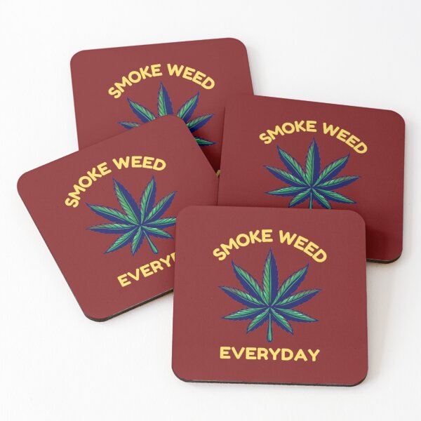 Item preview, Smoke Weed Everyday, Cannabis, Marijuana, Weed, 420, Leaf, Gold designed and sold by BestDesignbySof.