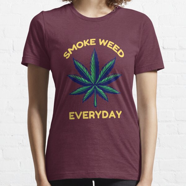 High T-shirt Weed Cannabis Dope Smoke Swag Hippie Cool Unisex Gift Graphic Tee T 