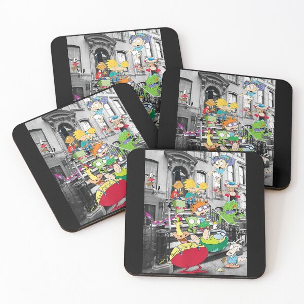 Item preview, Nickelodeon Classic Nicktoons Hanging On Stoop designed and sold by JohnDebrock.