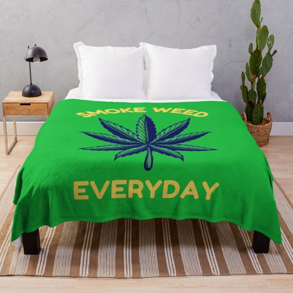 Item preview, Smoke Weed Everyday, Cannabis, Marijuana, Weed, 420, Leaf, Gold designed and sold by BestDesignbySof.