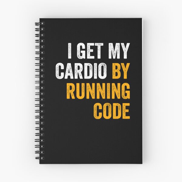 Item preview, I Get My Cardio By Running Code designed and sold by Amineharoni.