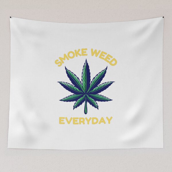 Item preview, Smoke Weed Everyday, Cannabis, Marijuana, Weed, 420, Leaf, Gold designed and sold by BestDesignbySof.