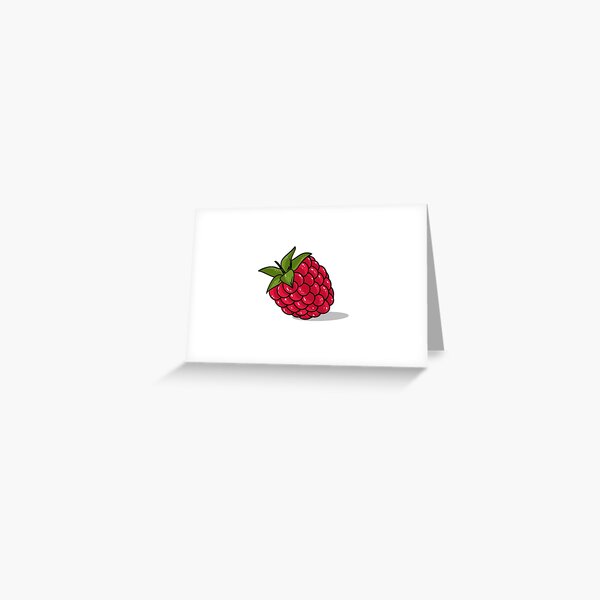 Juicy Raspberry Greeting Card