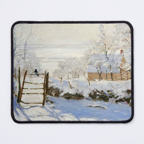 Item preview, The Magpie (1868–1869) by Claude Monet designed and sold by see-the-fox.