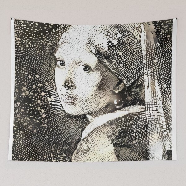 Item preview, Girl With A Pearl Earring Vermeer designed and sold by Sizani.