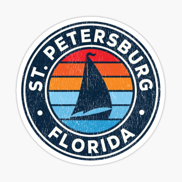 Item preview, St Petersburg Florida FL Vintage Sailboat Retro 70s  designed and sold by Duyreeeeee.