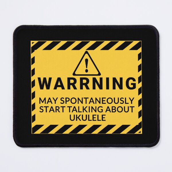 Item preview, warning may spontaneously start talking about Ukulele  - Funny Ukulele  designed and sold by Alaa EROUIBI.