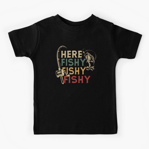  Here Fishy Fishy - Funny Fisherman T-Shirt : Clothing