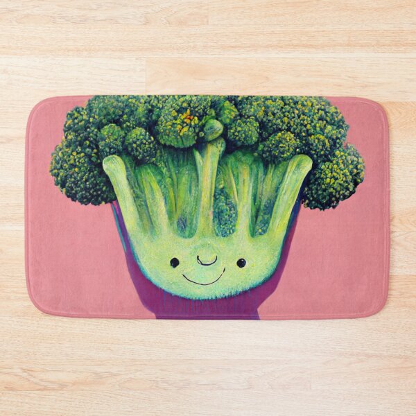 Item preview, Broccolols #3 | | Broccoli | Vegan | Vegetarian | Cute | Pastel Kitchen Design designed and sold by lrjtucker.