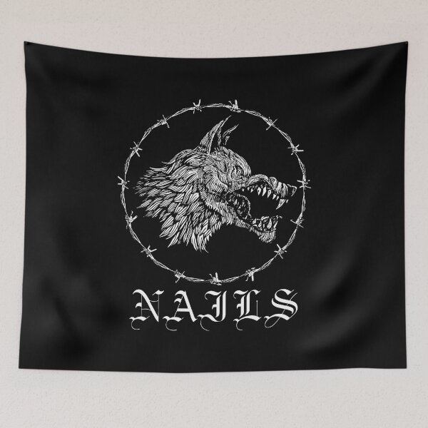 Item preview, Nails Band Logo designed and sold by LuisGoodman.