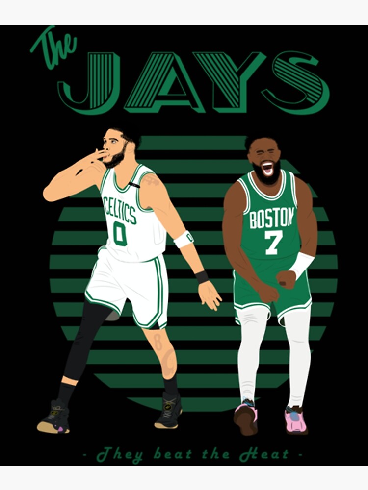 LONG SLEEVE BLACK Celtics Jayson Tatum Jaylen Brown 2022 T-shirt