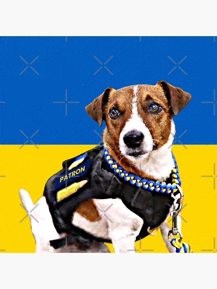 "Patron The Ukrainian Dog" Poster for Sale by FainoAjno Redbubble