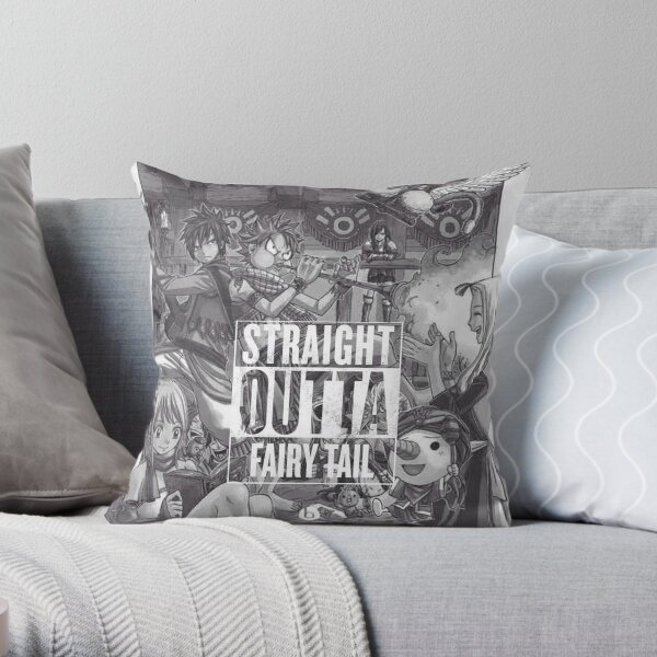 Straight outta Fairy tail Throw Pillow