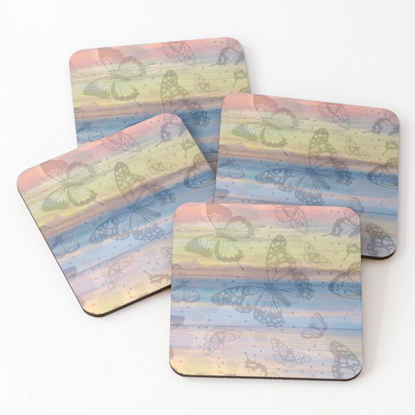 Item preview,  romantic beach sunset butterfly pattern designed and sold by Beeroclock.