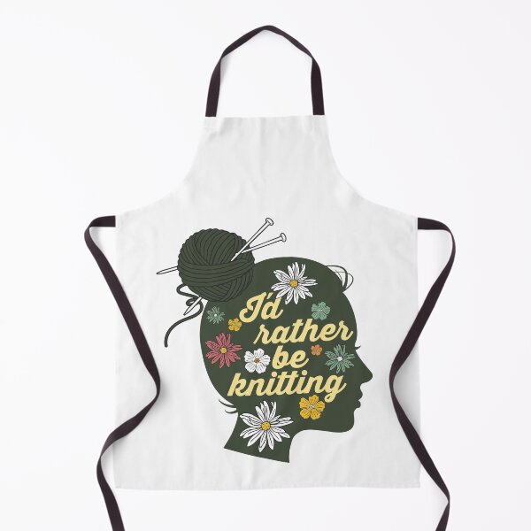 Item preview, I'd Rather Be Knitting Cute Funny Sarcastic Knitting Saying Design Idea For Knitting Lover Women designed and sold by Prince - Bestseller ★★★★★.