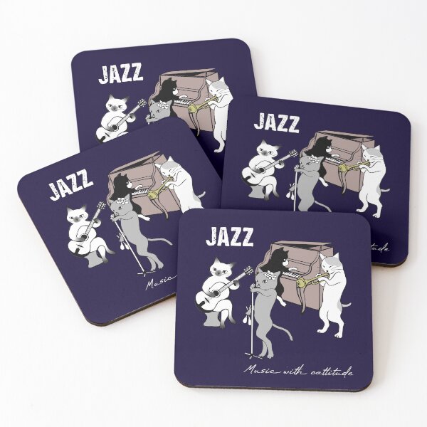 Item preview, JAZZ CATS - MUSIC WITH CATTITUDE designed and sold by Danicus666.