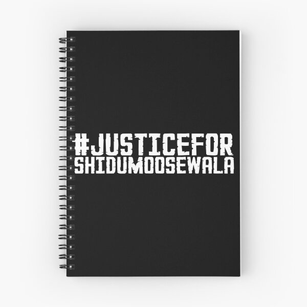Item preview, Justice for Shidumoosewala white bold typography  designed and sold by garniturex.