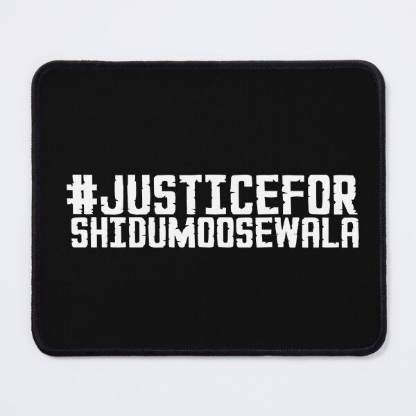 Item preview, Justice for Shidumoosewala white bold typography  designed and sold by garniturex.