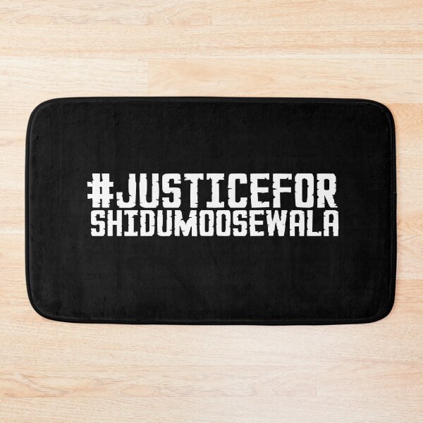 Item preview, Justice for Shidumoosewala white bold typography  designed and sold by garniturex.