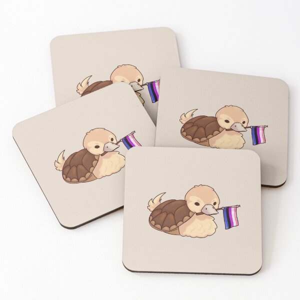 Item preview, ATLA Turtle Duck with Omnisexual Flag designed and sold by Zolzo.