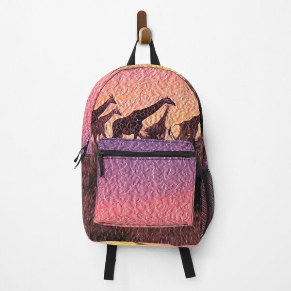 Item preview, Giraffe Herd at Sunset designed and sold by friendlyfauna.