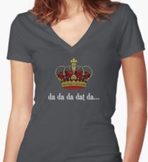 König Georg III Tee | Da Da Da Dat Da Shirt mit V-Ausschnitt