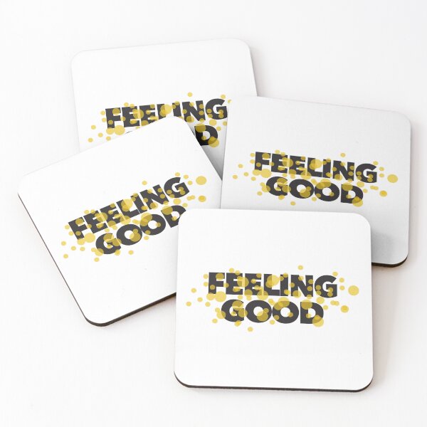 Item preview, Modern, playful, cheerful typographic design of Feeling Good designed and sold by theendup.