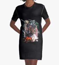 Final Fantasy VII - Collage Graphic T-Shirt Dress
