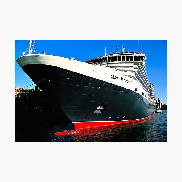 On The Waterfront - Queen Victoria, Sydney Harbour, Australia Photographic Print