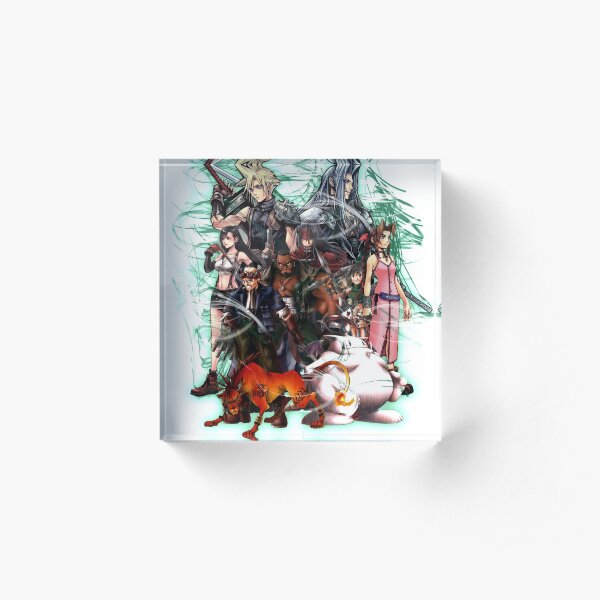 Final Fantasy VII - Collage Acrylic Block