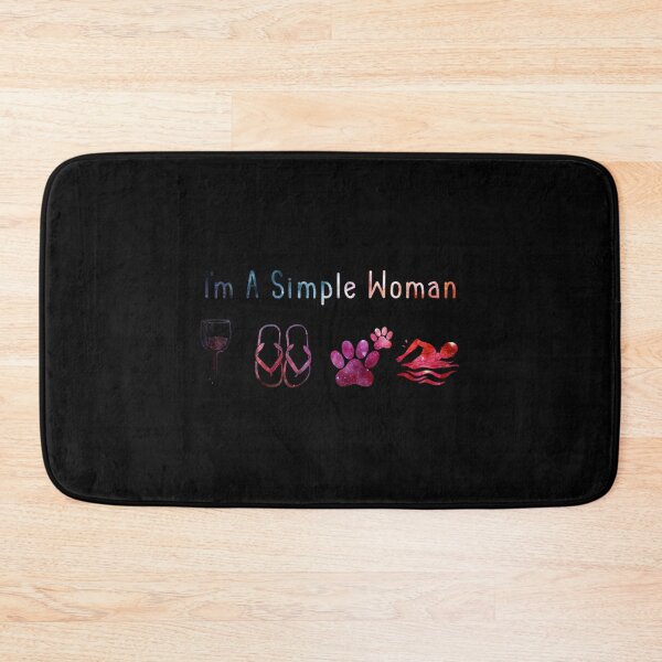 Item preview, I'm A Simple Woman Galaxy Swimming Essential T-Shirt designed and sold by monica45je.