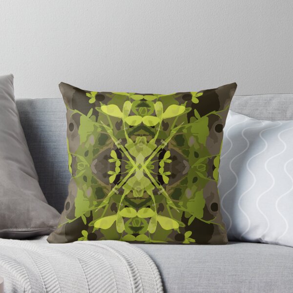 Item preview, green mandala made from clover leaves designed and sold by Viktoria-JaiHo.