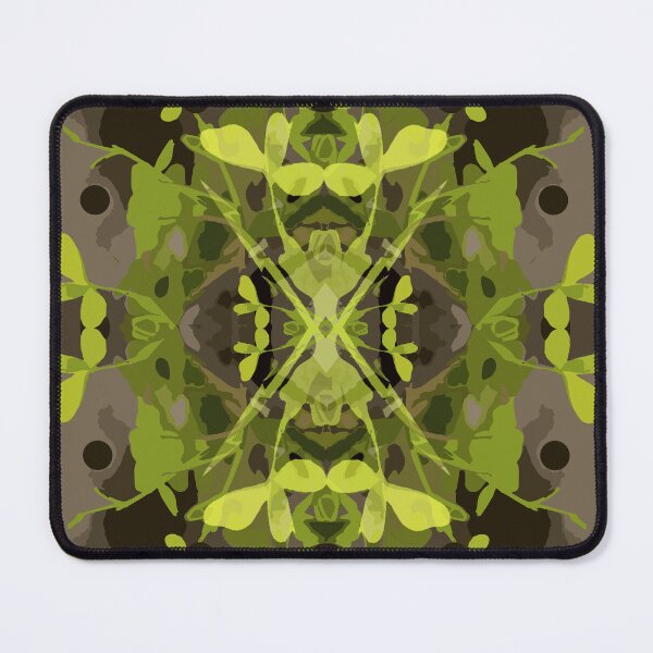Item preview, green mandala made from clover leaves designed and sold by Viktoria-JaiHo.