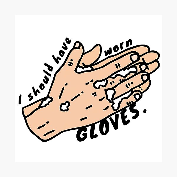 Item preview, I should have worn gloves designed and sold by Verubi.
