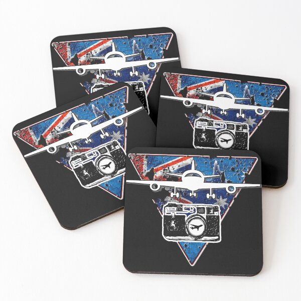 Item preview, Australian plane aviation photographer with vintage camera designed and sold by AEROSPACE-IND.