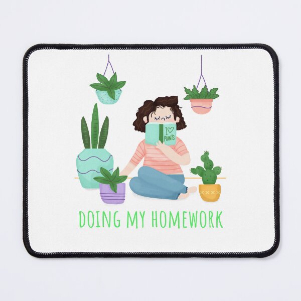 Item preview, doing my homework, love plants designed and sold by ydsdesigns.