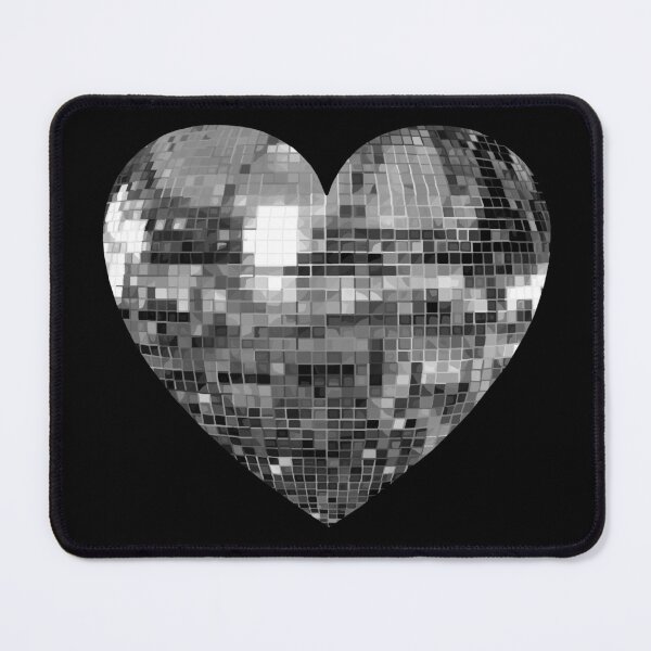 Item preview, Mirrored Silver Disco Ball Heart  designed and sold by Deborah Camp.